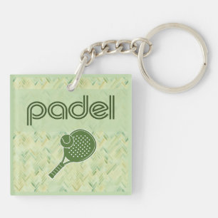 Padel Nyckelring – Spanska Kakelplattor Matcha Grö