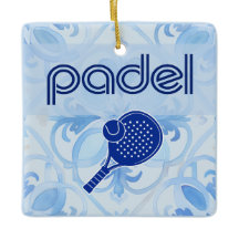 Padel Ornament – Spanska Kakelplattor i Blåton