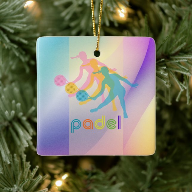 PADEL ORNAMENT – VIBRANT STYLE for HER BRIGHTS (Träd)