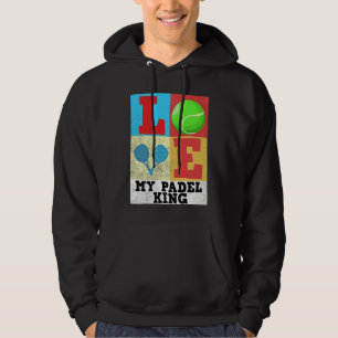 Padel paddel kung prins vintage racket racquet Lo Hoodie