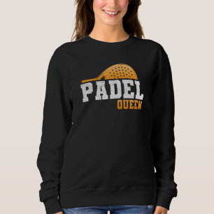 Padel Paddle Tennis Drottning Prinsessa Backhand R T Shirt