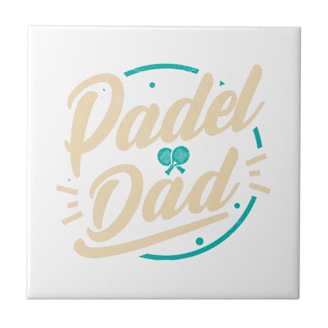 Padel Pappa Platform Tennis Paddleball Padel  Kakelplatta (Framsidan)