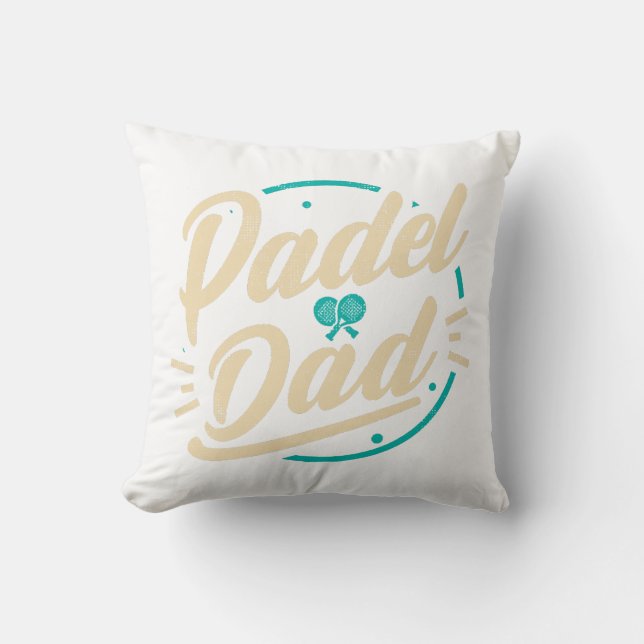 Padel Pappa Platform Tennis Paddleball Padel  Kudde (Framsida)
