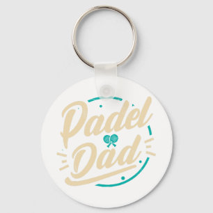 Padel Pappa Platform Tennis Paddleball Padel Nyckelring