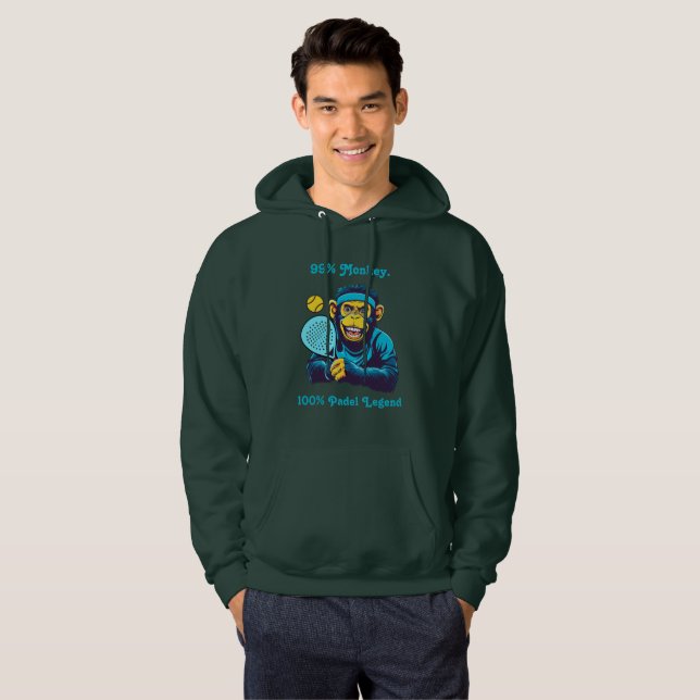 Padel Primate Powerplay Pullover Hoodie (Hel framsida)
