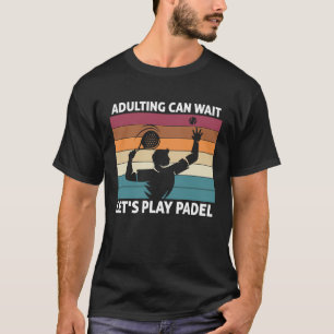 Padel Retro Padeleur Vintage Padel Player T Shirt
