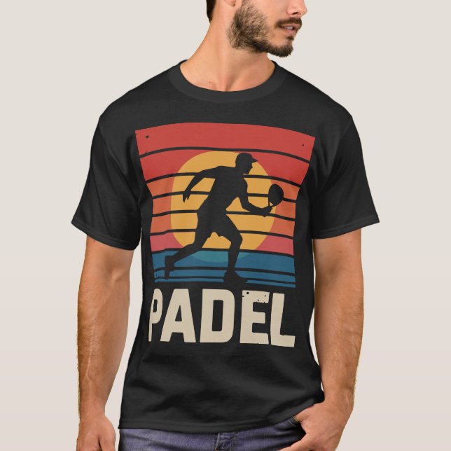 Padel Sport Vintage T Shirt (Framsida)