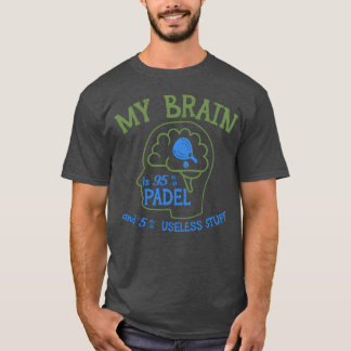 Padel sportbana träning Padel spelare rolig T Shirt