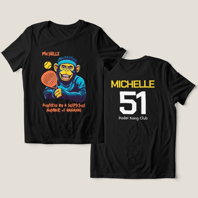Padel Suspicious Banana Club Tee (Design fram och bak)