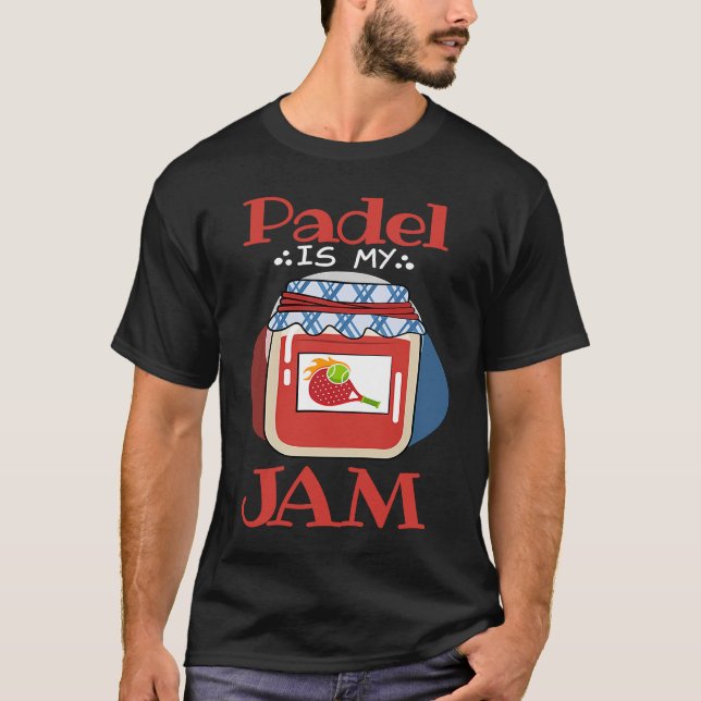 Padel Sylt citat Padel Life Padel Player T Shirt (Framsida)