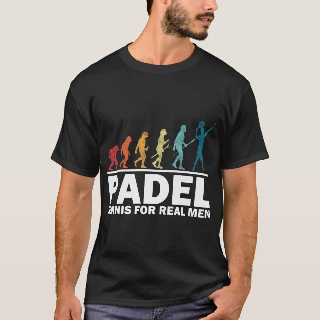 Padel Tennis for Real Manar Roligt Padel for Padel T Shirt (Framsida)