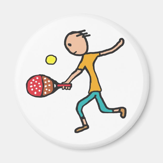 Padel Tennis Magnet (Framsidan)