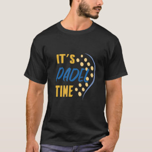 Padel Tennis med Padel Racket som Roligt Padel Ten T Shirt