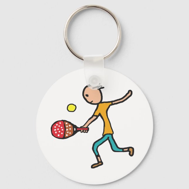 Padel Tennis Nyckelring (Framsida)