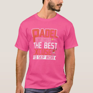 Padel Tennis Padel Spela upp racket Sports Player  T Shirt