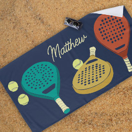 Padel Tennis Rackets and Balls Personalized