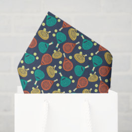 Padel Tennis Rackets och Bollar Patterned