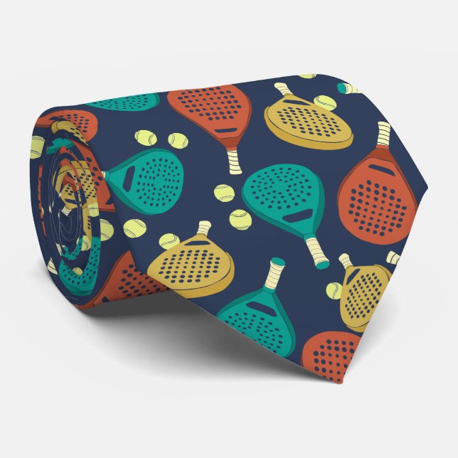 Padel Tennis Rackets och Bollar Patterned Slips (Rullad)