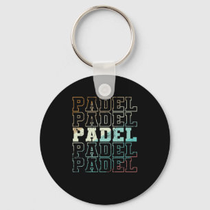 Padel Tennis Sport und Boll Nyckelring
