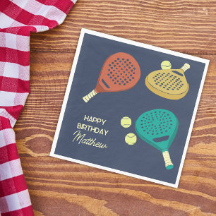 Padel Tennis ThLED Anpassningsbar Party Pappersservett