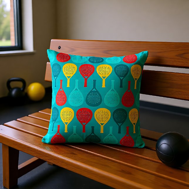 Padel-viloläge: Aktiverat Kudde (Padel Rest Mode Activated Throw Pillow)