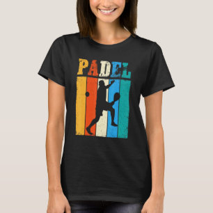 Padel Vintage Padel Player Paddling Paddler T Shirt