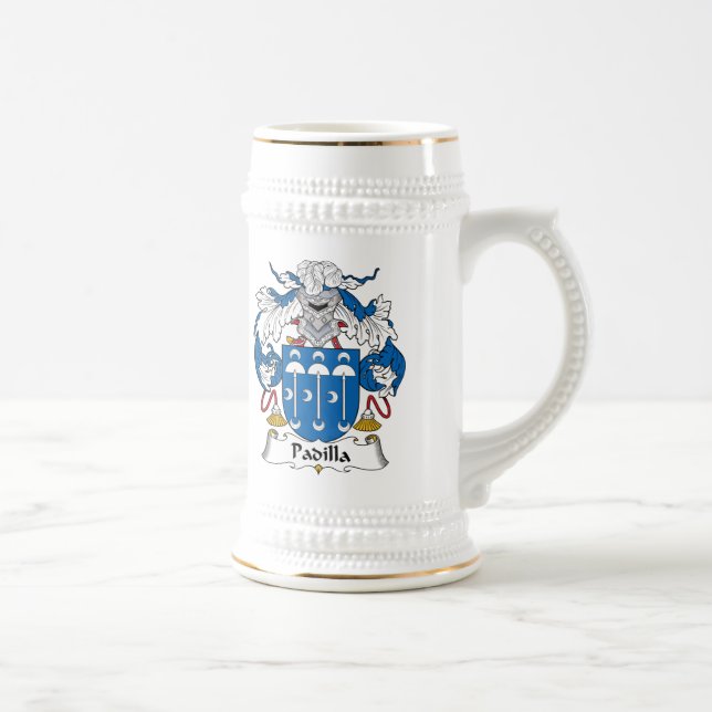 Padilla familjvapensköld sejdel (Höger)