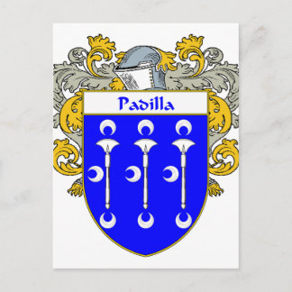 Padilla Jackar av Arm/Familjestöd (Mantled) Vykort