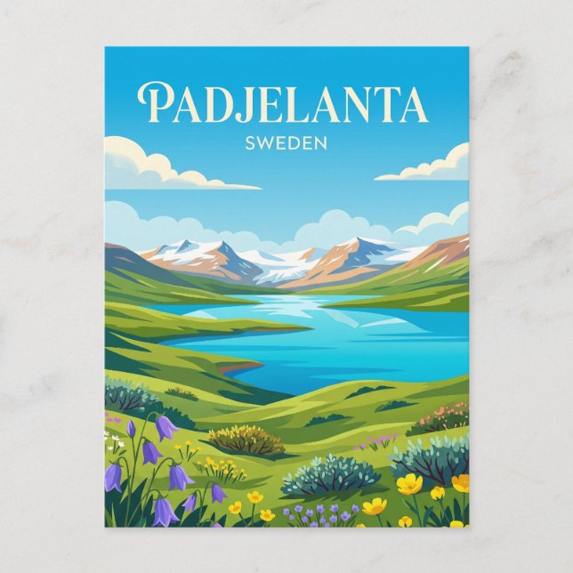 Padjelanta nationalpark Sverige Vykort (Framsida)