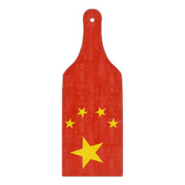 Padlar av glas med flagga av China