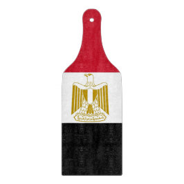 Padlar av glas med flagga av Egypten