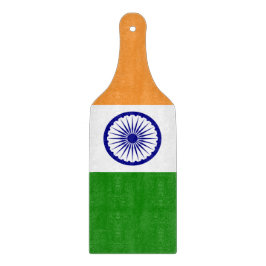 Padlar av glas med flagga av Indien