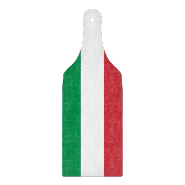 Padlar av glas med flagga av Italien (Framsidan)