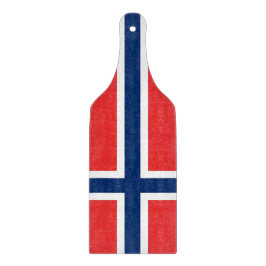 Padlar av glas med Norge flagga