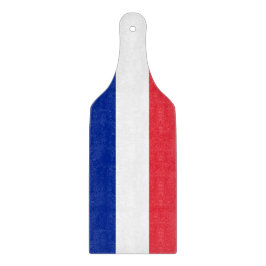 Padlar av glasskärstål med flagga av Frankrike