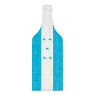 Padlar av glasskärstål med flagga av Honduras