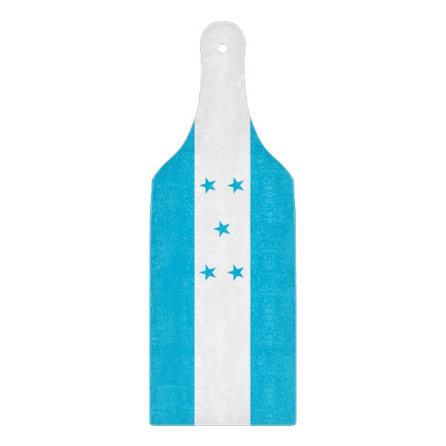 Padlar av glasskärstål med flagga av Honduras (Framsidan)