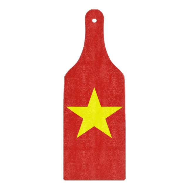 Padlar av glasskärstål - Vietnam flagga (Framsidan)