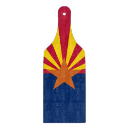 Padlar av glasspånskivor med flagga av Arizona