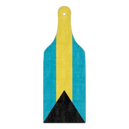 Padle av glasspånskivor med flagga av Bahamas