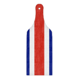 Padle av glasspånskivor med flagga av Costa Rica