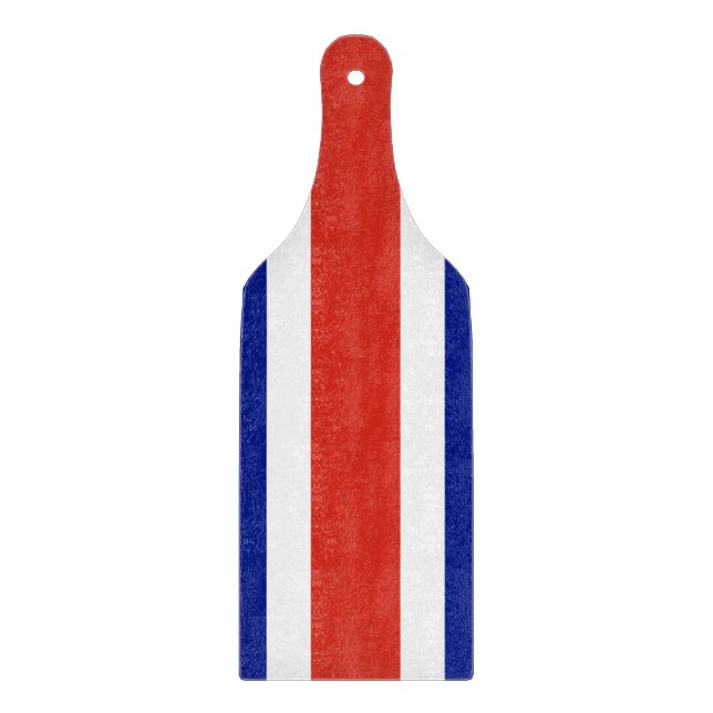 Padle av glasspånskivor med flagga av Costa Rica (Framsidan)