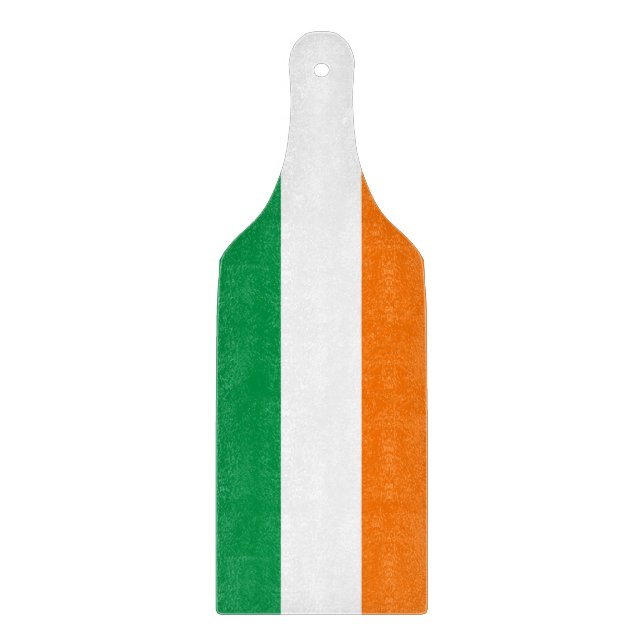 Padle av glasspånskivor med flagga av Irland (Framsidan)