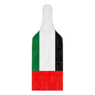 Padle-flagga av glasspadlar, UAE