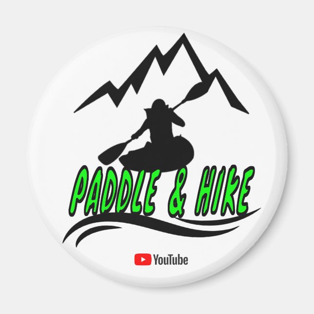 Padle- och hike magnet (Framsidan)