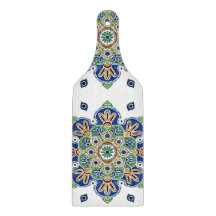 Padle Shaped Medallion Glass Clearboard