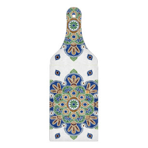 Padle Shaped Medallion Glass Clearboard