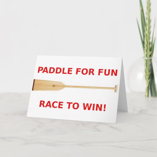 Padle till Roligt, Tävling till Win! Kort (Framsida)