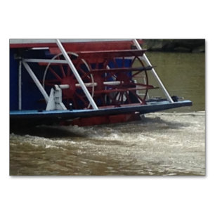 Padle Wheel Boat Reading FlashCards för Vuxnor Bordsnummer