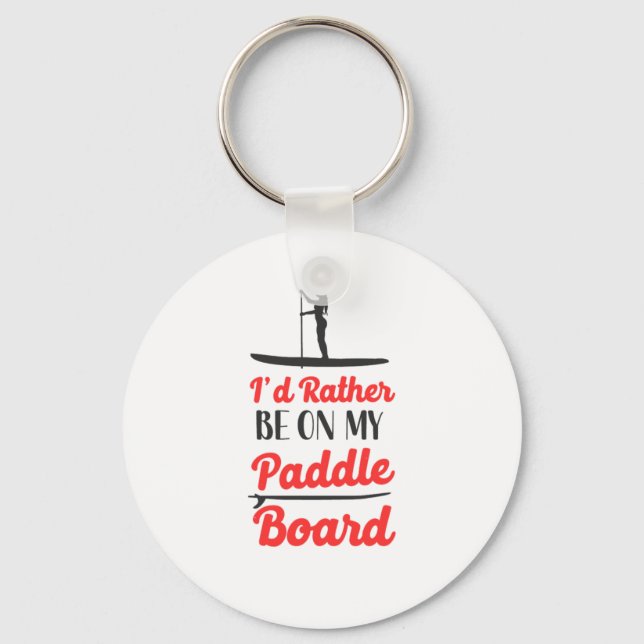 Padleboard-ID:t finns i min Paddle Board Girl Nyckelring (Framsida)